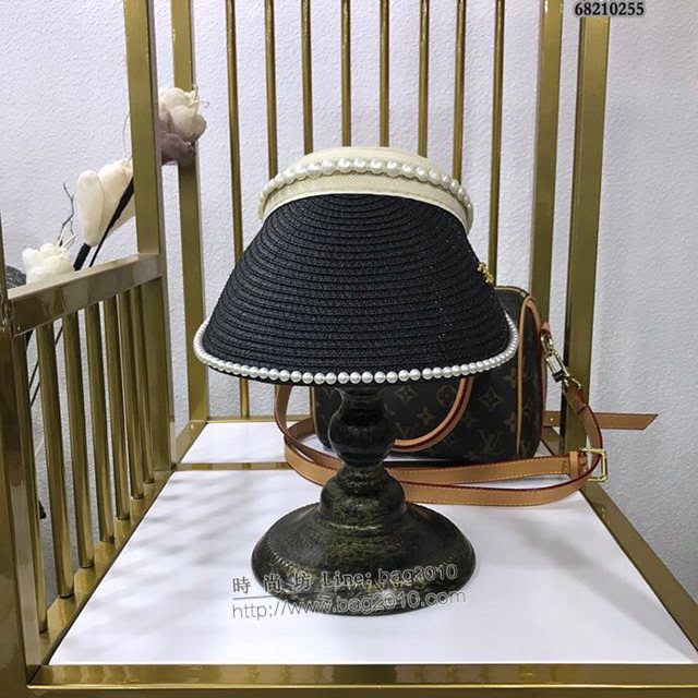 Chanel女士帽子 香奈兒春夏系列空頂編織草帽 Chanel遮陽帽  mm1020